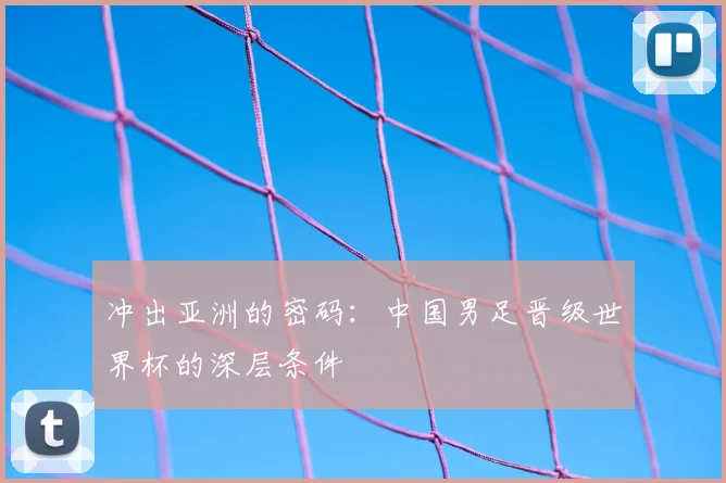 冲出亚洲的密码：中国男足晋级世界杯的深层条件