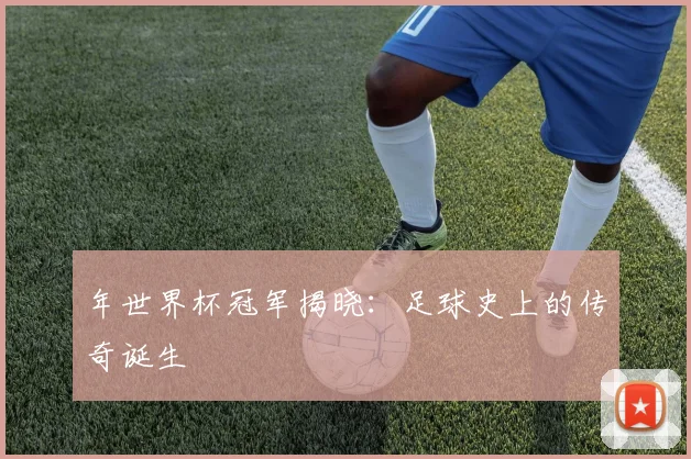 年世界杯冠军揭晓：足球史上的传奇诞生